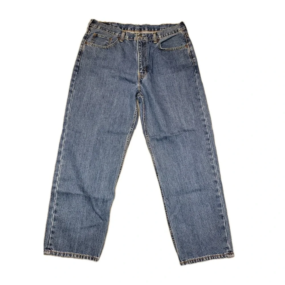 Levi's 550 Denim Jeans Men's Blue Straight Leg Fit Size W36 L28